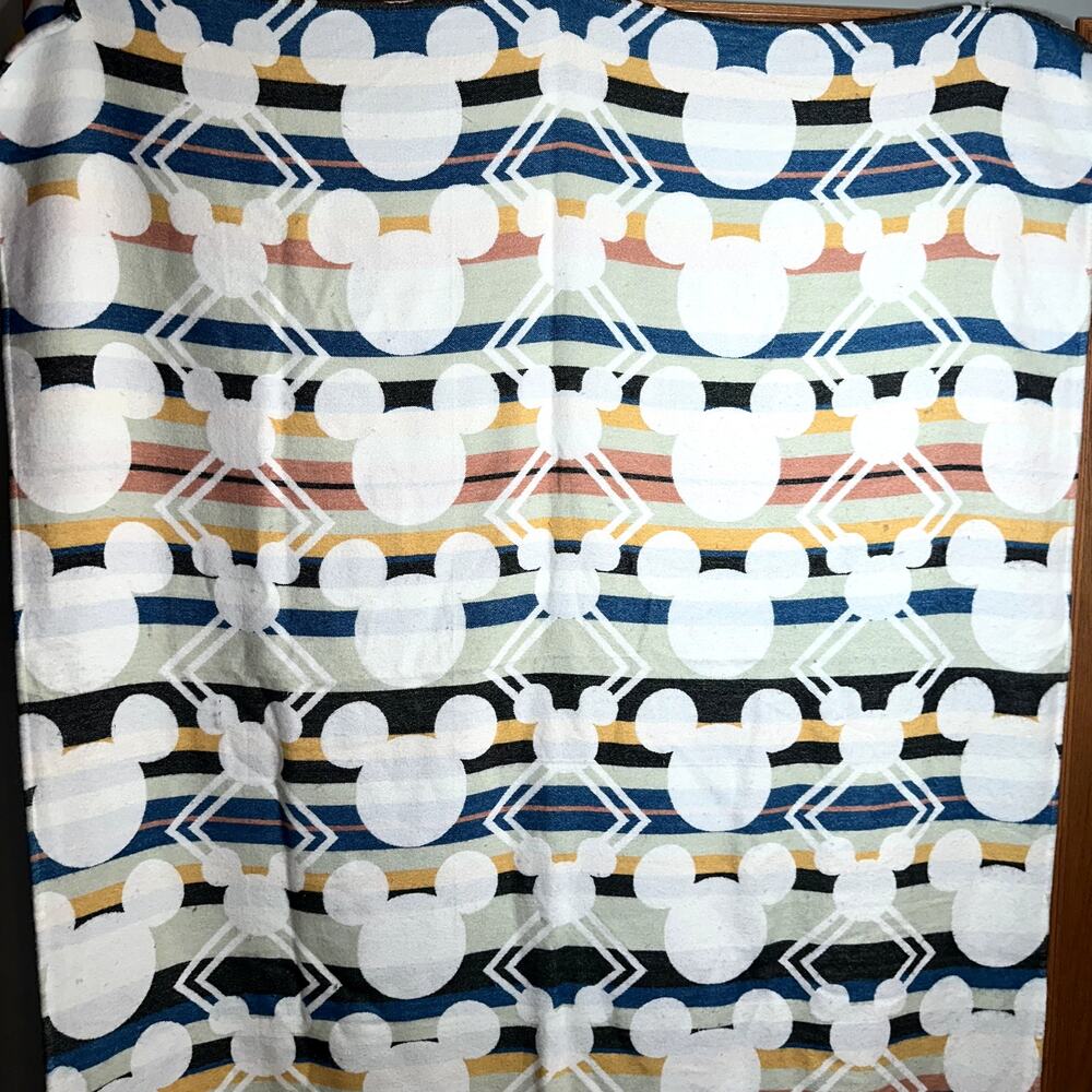 Disney Mickey Mouse Southwestern Soft Woven Throw Blanket